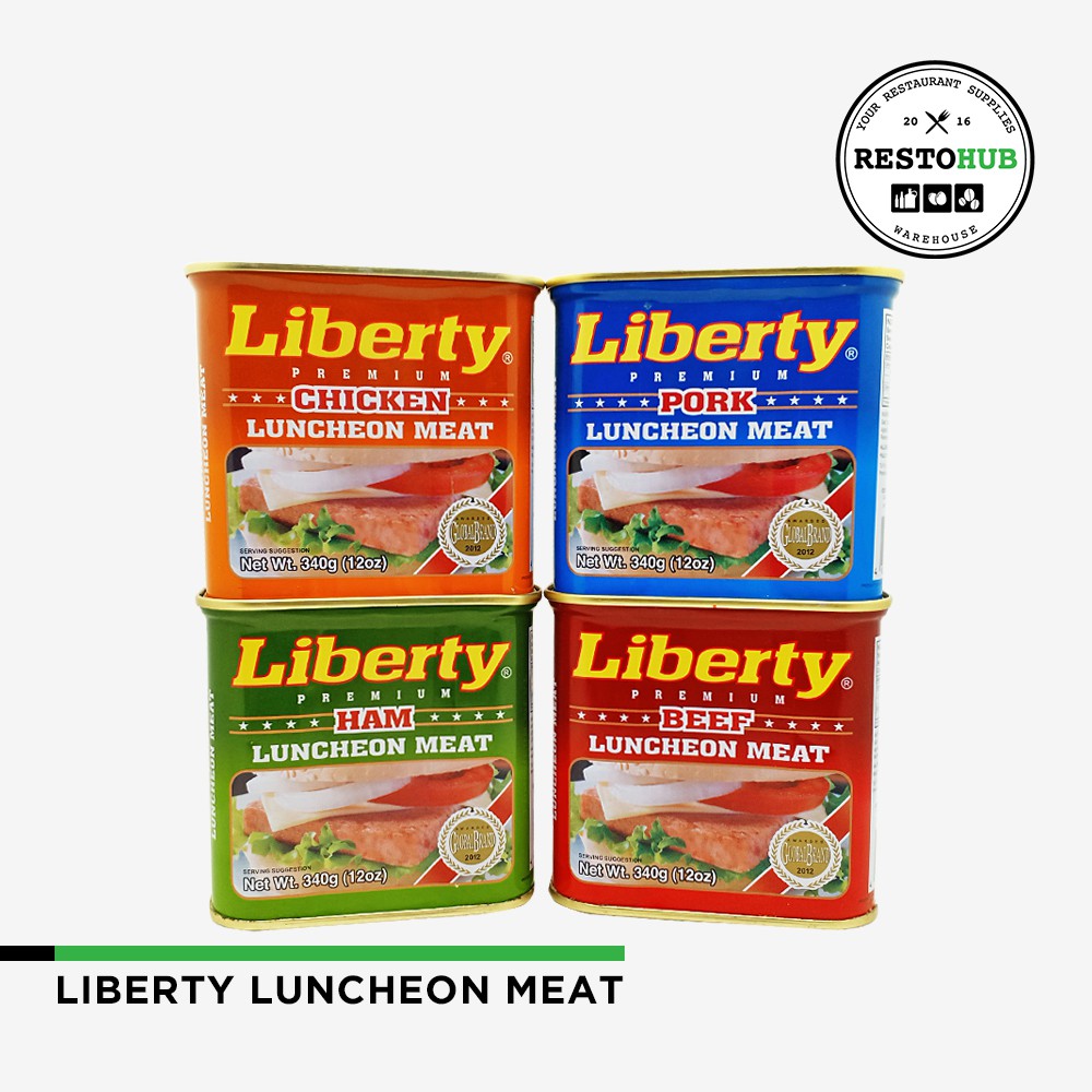 Liberty Premium Luncheon Meat 340g Shopee Philippines