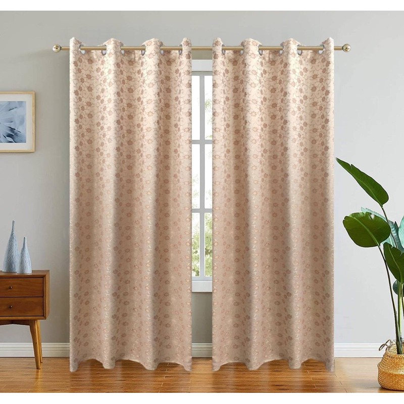 1pc New Style Design Curtain Brocade With 8rings | Shopee Philippines