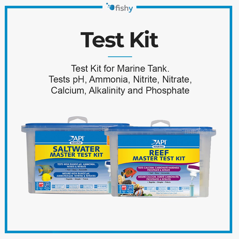 API Reef Master and Saltwater Master Test Kit (Expiry 2024) Shopee