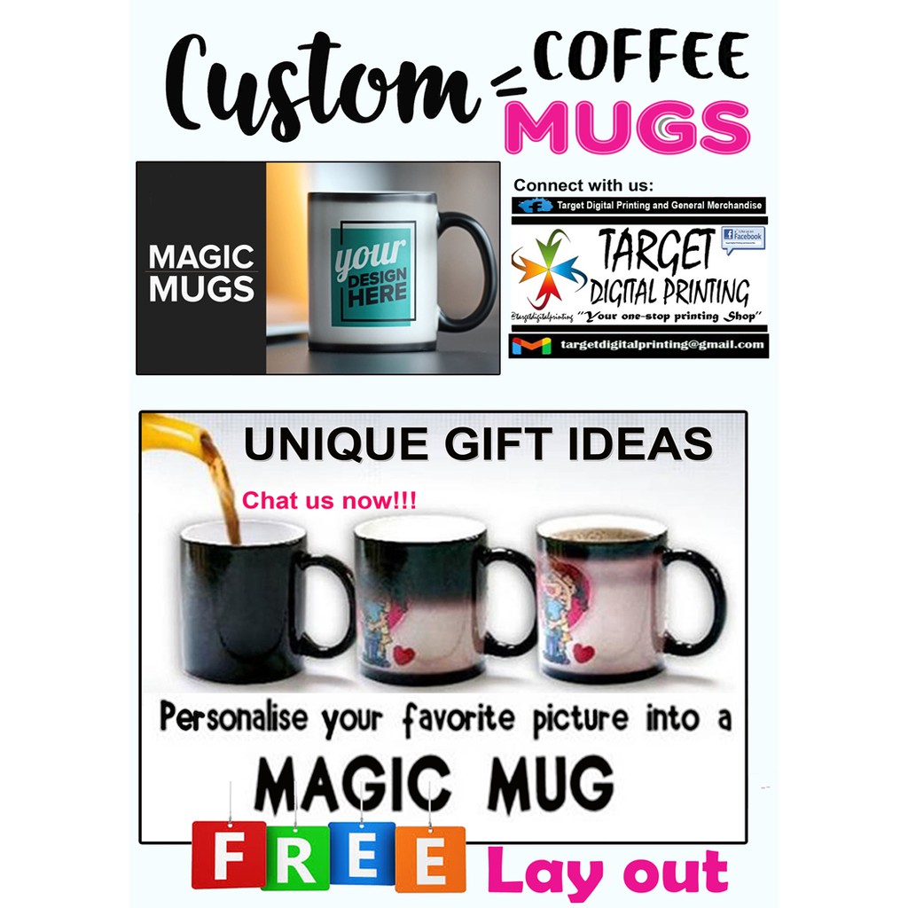Customized Magic Mug Frosted Mug Clear Mug Inner Color Mug I