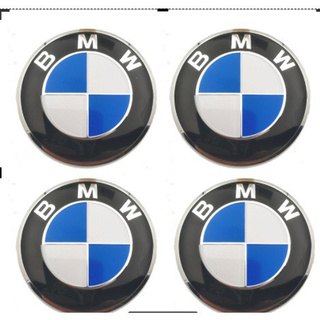 4 Pcs 65mm 60mm 70mm 56.5mm BMW Logo Sticker BMW Car Logo Sticker ...