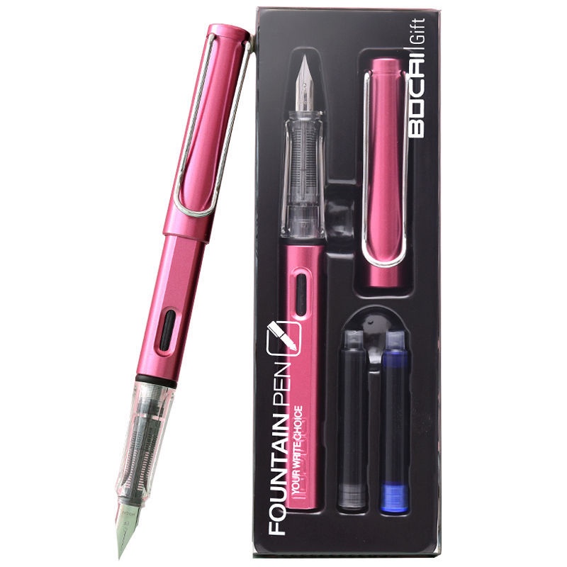 Fountain pen Set Refillable Ink Tank Writing School Office Supplies  Commercial Stationery | Shopee Philippines