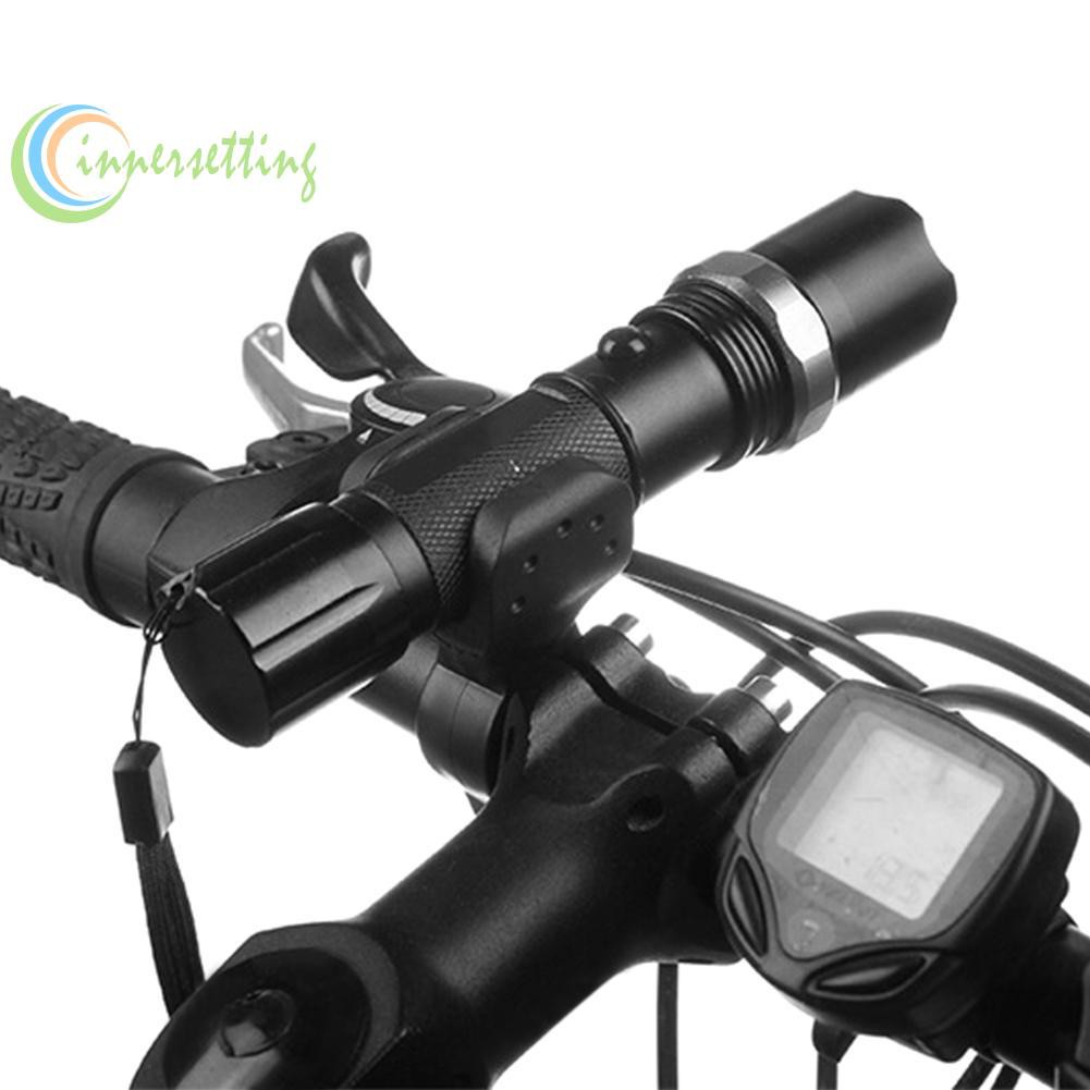 360° Cycle Bicycle Light Lamp Torch LED Flashlight Mount Bracket Holder Clip Jg