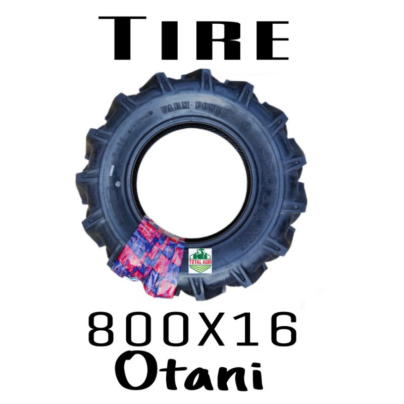 L3608 L4018 Kubota Tractor Tire 800x16 8x16 Otani Brand (Front) Shopee Philippines