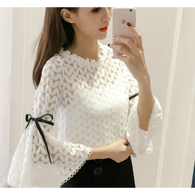 korean lace tops design