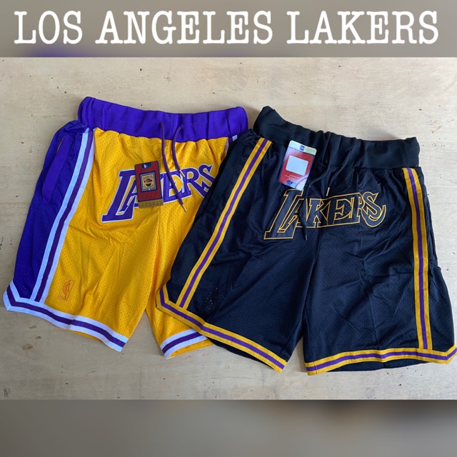 hardwood classics lakers shorts