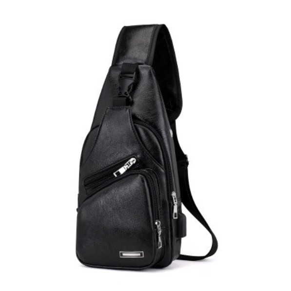 mens cross body sling bag leather