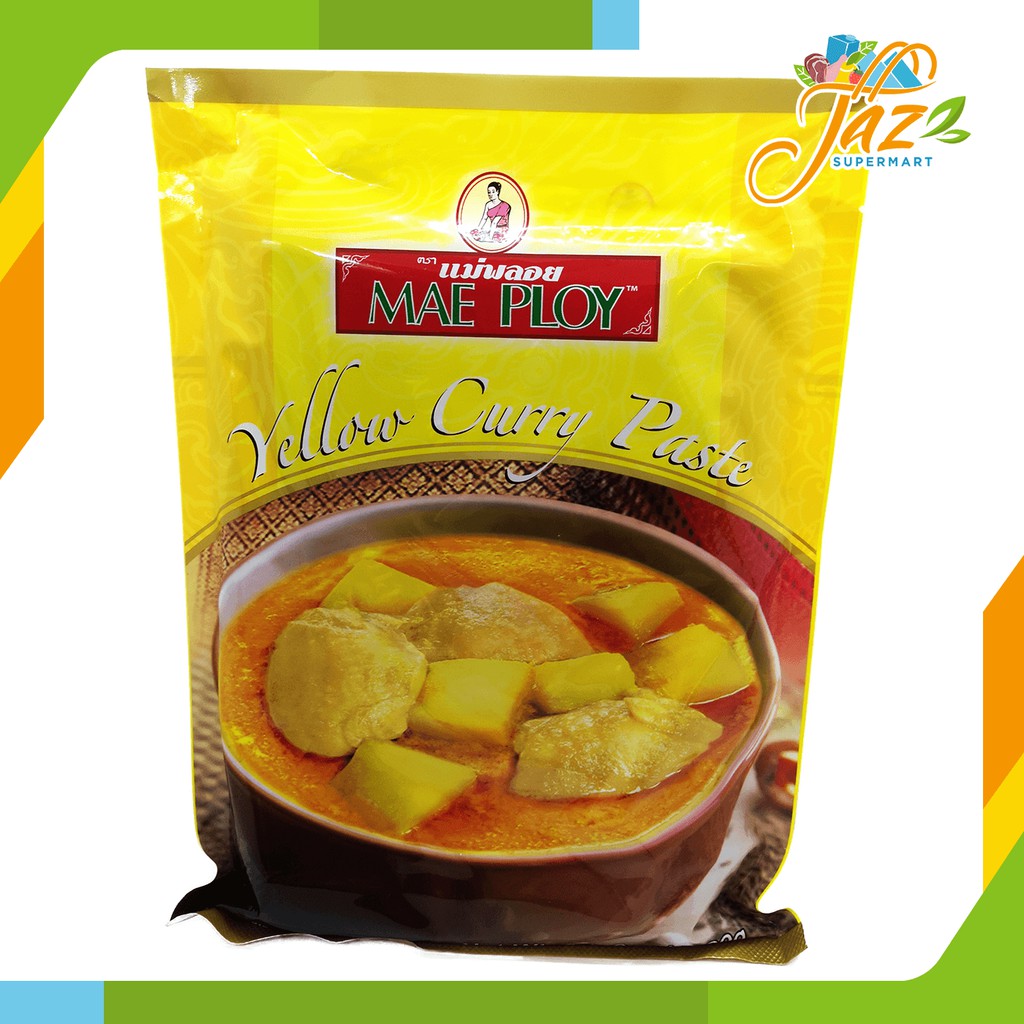 Thai Yellow Curry Paste by Mae Ploy,Halal Certified Product | Shopee