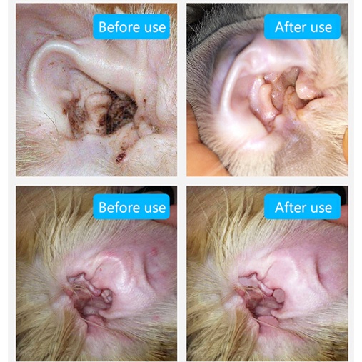 120 ml Cat Dog Mites Odor Removal Ear Drops Infection Solution Treatment Cleaner #4