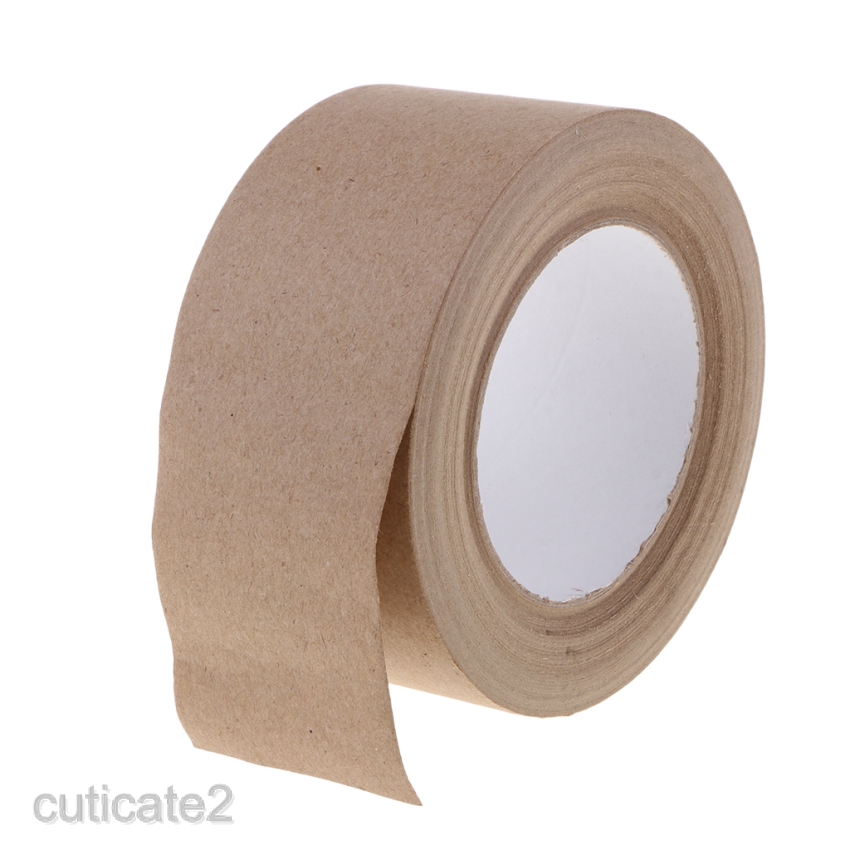 50m Kraft Paper Tape Brown, Recyclable, Biodegradable, Repulpable, Non