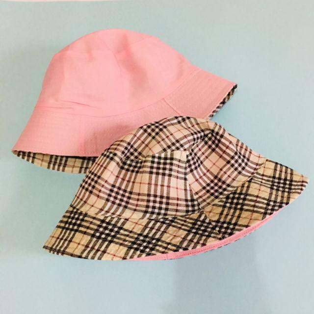 pink burberry bucket hat