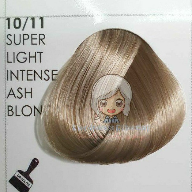 10 11 Super Light Intense Ash Blonde Hair Color Cream Hair Dye Only Semon 10 11 Shopee Philippines