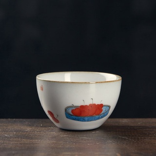 ≦Feng Ju Guan Kiln Hand-painted Master Cup Tea Cup Ceramic Zen Tea Cup Tea Cup Kung Fu Tea Cup Sing #2