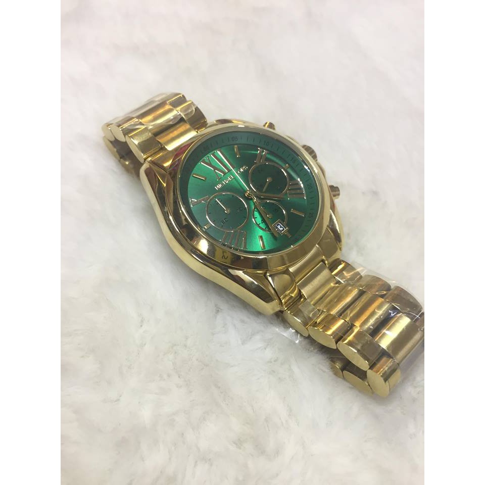 mk watch green