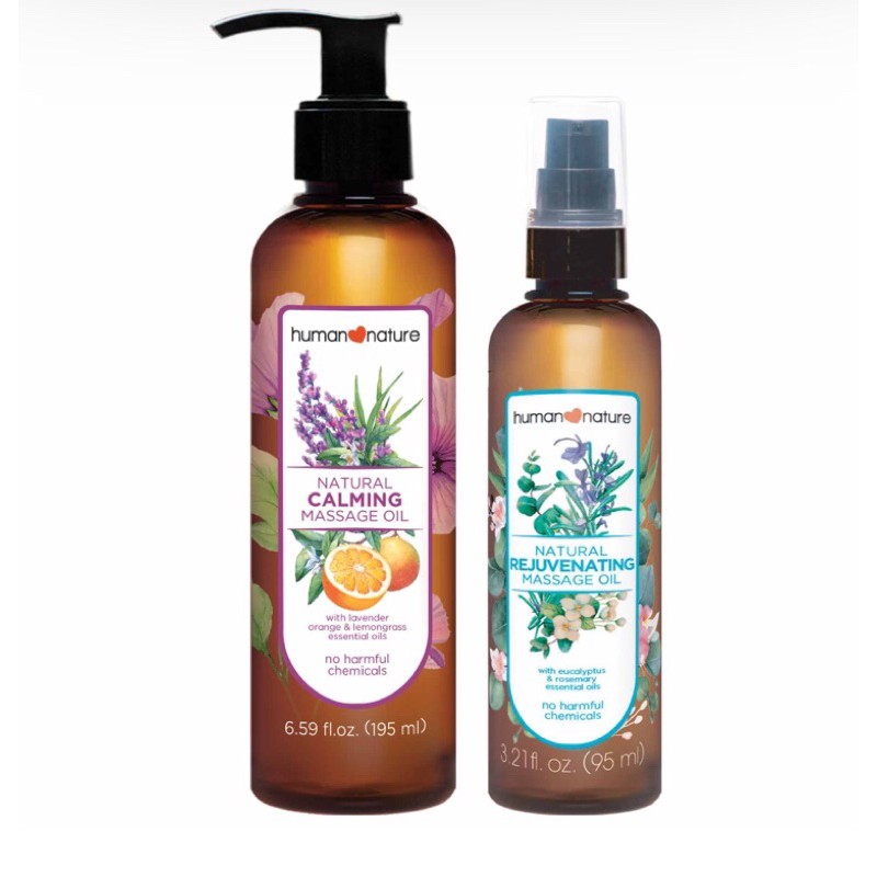 HUMAN NATURE Massage Oil (100% NATURAL) | Shopee Philippines