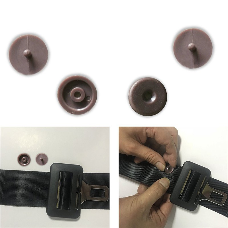 car seat belt stopper button