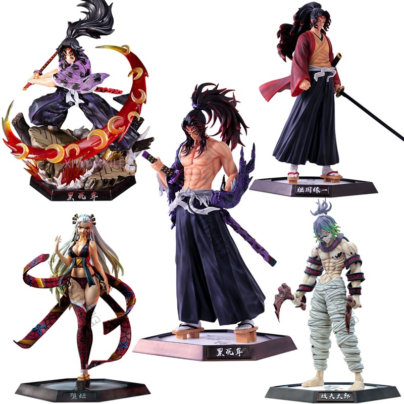 28-30cm Demon Slayer Kokushibou Anime Figure Tsugikuni Yoriichi Action ...