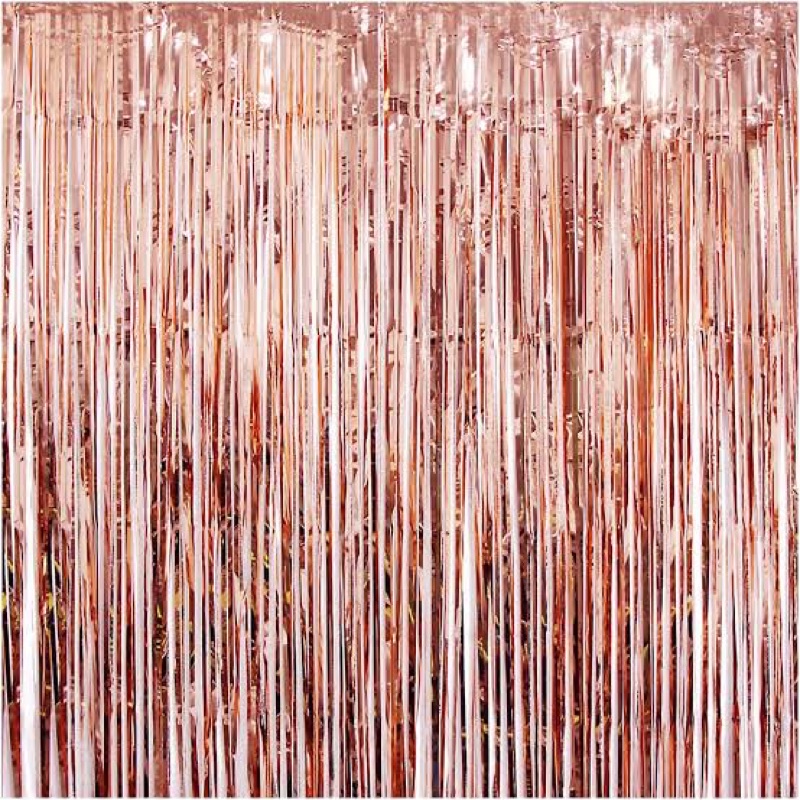 1M X 2M Rose Gold Foil Curtain Party Needs | Shopee Philippines