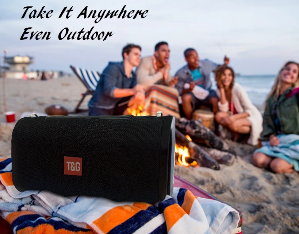 T&G TG-123 Portable HiFi Wireless Stereo Bluetooth Speaker with ...