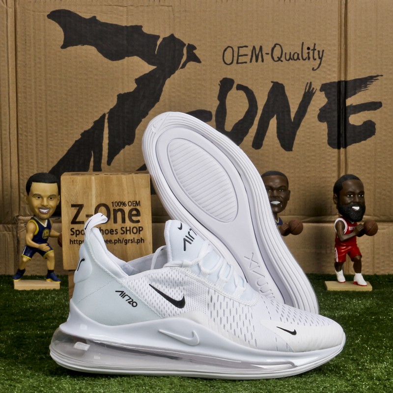 Nike AIR MAX 720 FLYKNIT Running Shoes for men White/Black | Shopee  Philippines