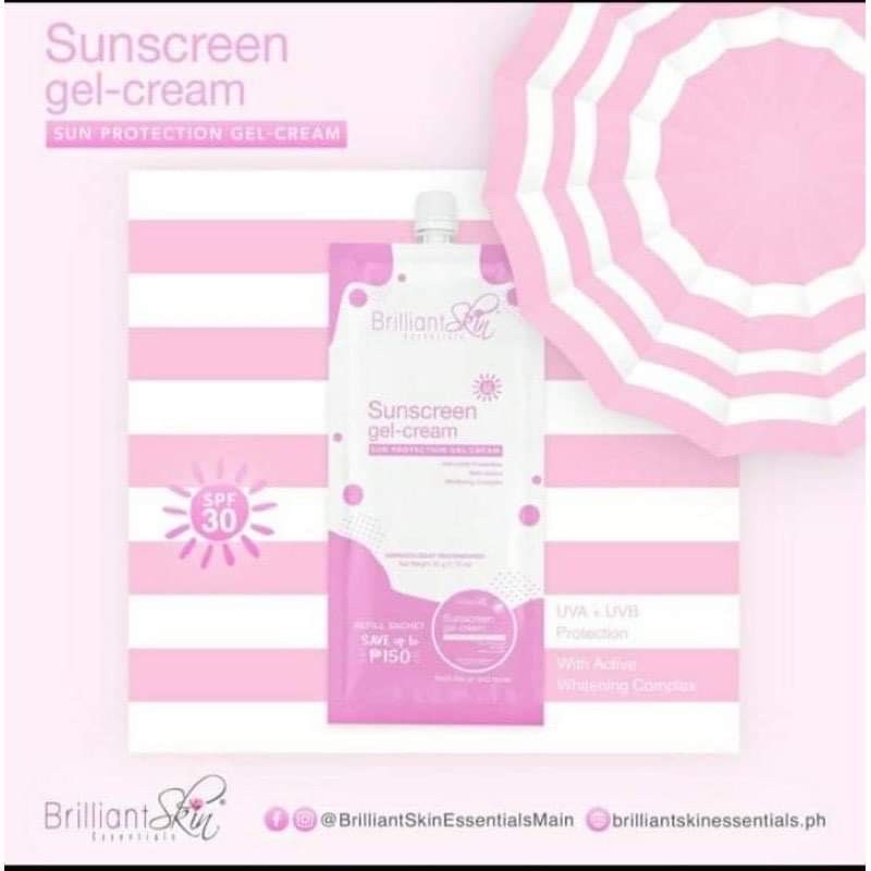 brilliant sunscreen sachet price