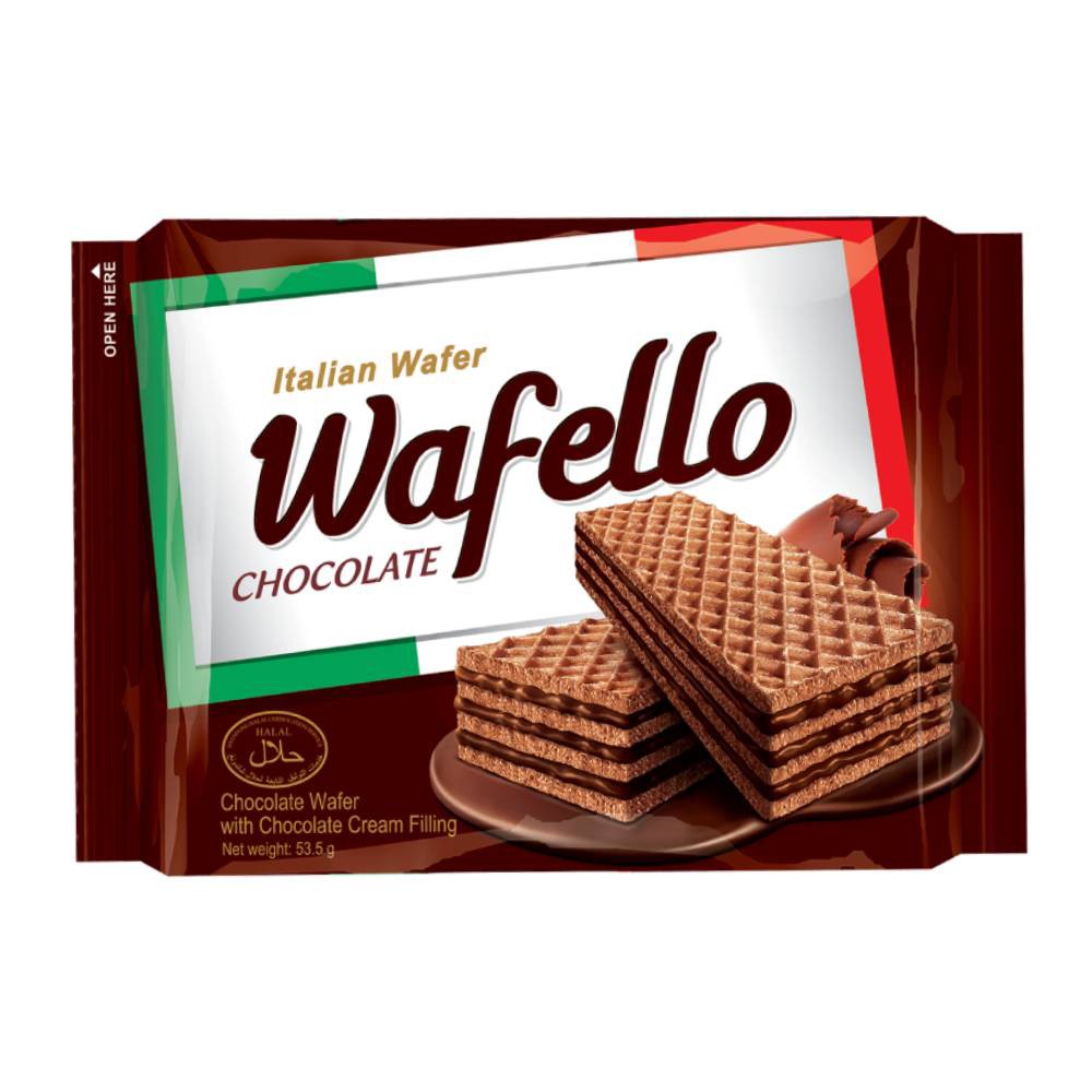 Wafello Chocolate Wafer 53.5g Shopee Philippines
