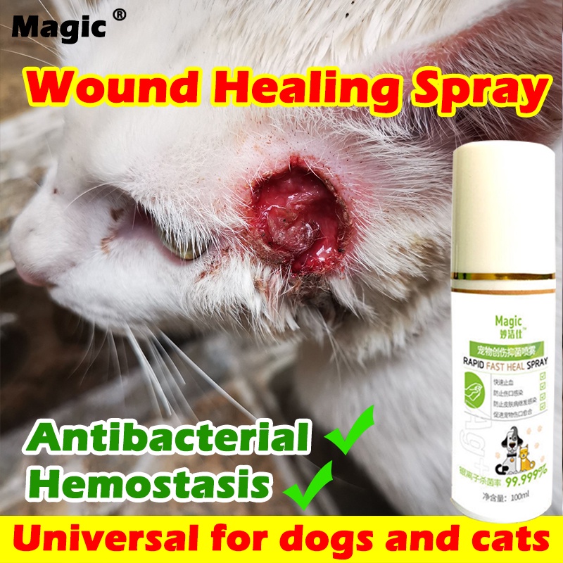 Wound spray for dogs and cats Promotes wound healing treat fresh wounds and  prevent wound infection | Shopee Philippines