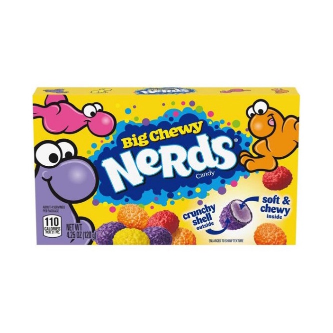 Nerds Big Chewy Candy Crunchy Shell Outside Soft And Chewy Inside 120grams Shopee Philippines 