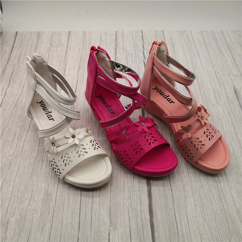 Korean fashion high  heel  girl sandals  wedges Shopee  