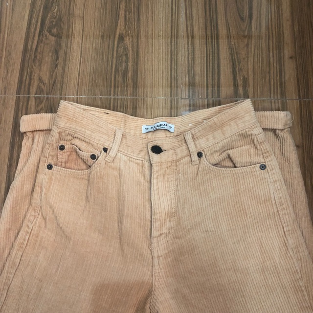 beige corduroy mom jeans