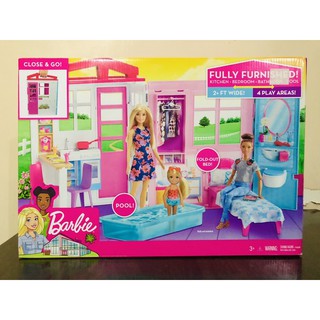 barbie fully furnished close & go house