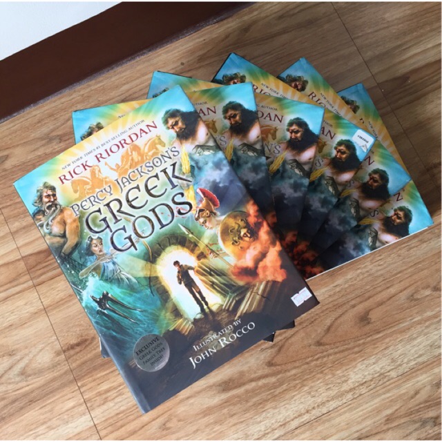 Percy Jackson S Greek Gods Hardbound Book Rick Riordan Shopee Philippines