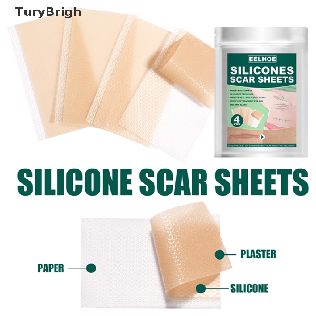 [TUH] Reusable Silicone Scar Sheets Removal Patch Acne Gel Scar Therapy ...