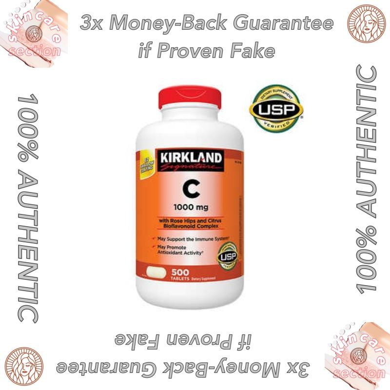 Kirkland Signature Vitamin C 1000 Mg 500 Tablets Shopee Philippines