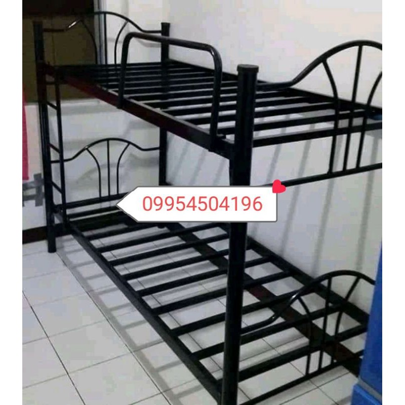 Double Deck Bed 30X30X75 Single Size. | Shopee Philippines