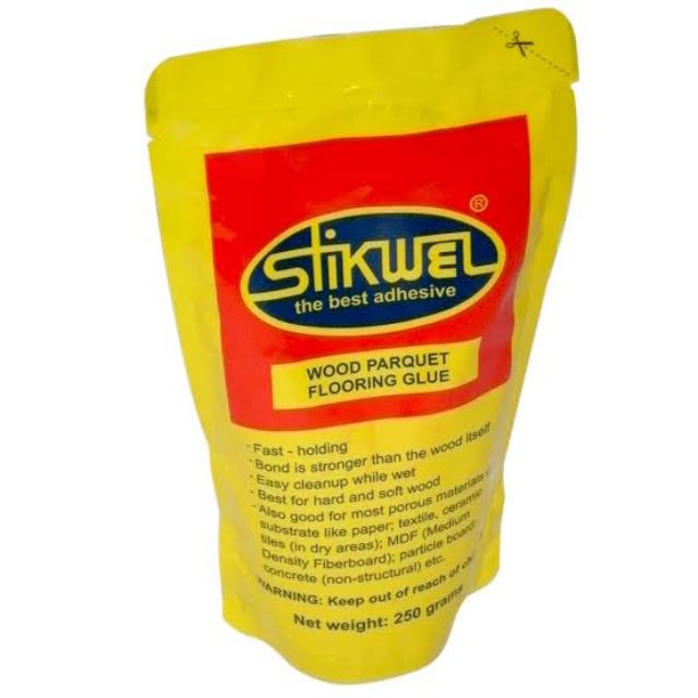 Stikwel Adhesive Wood Parquet Glue 250g Stickwel Stickwell Stikwell Shopee Philippines