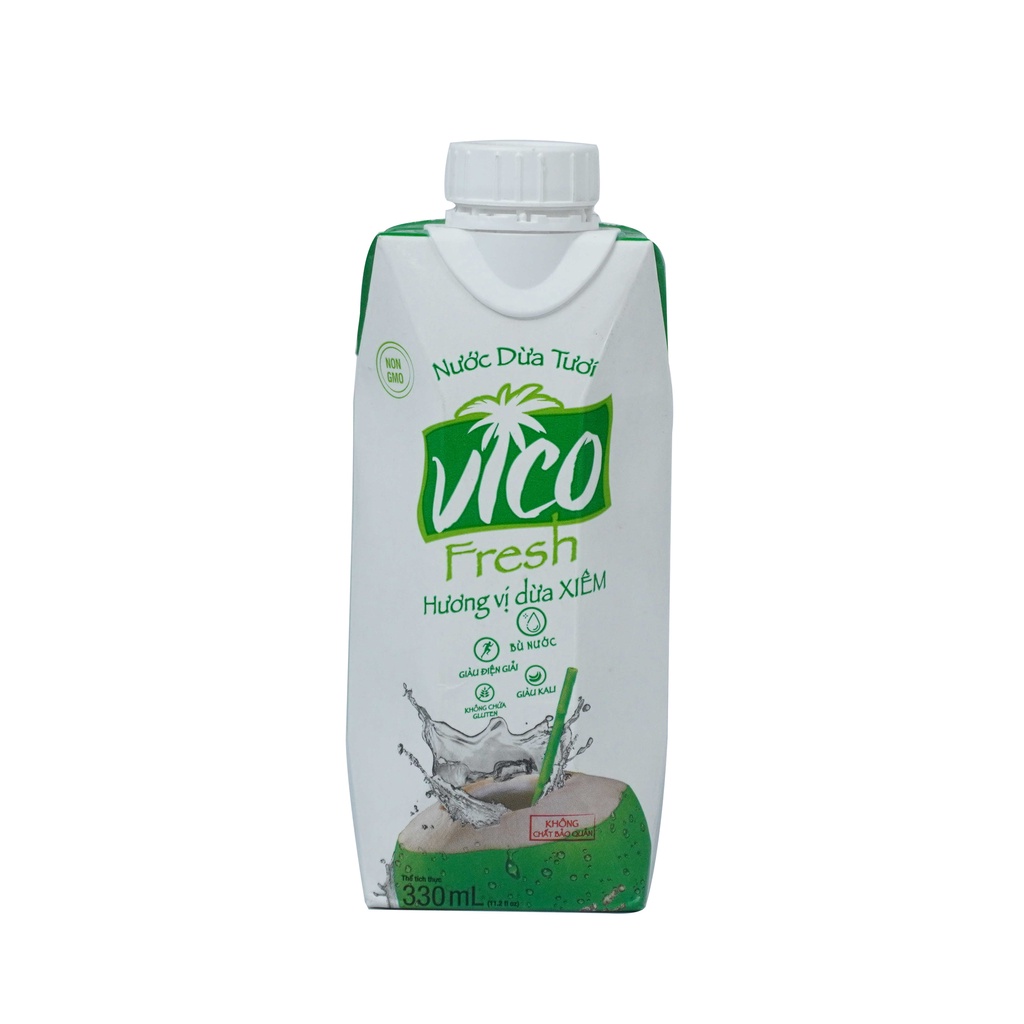 VICO FRESH NATURAL COCONUT WATER XIEM FLAVOR 330ML | Shopee Philippines