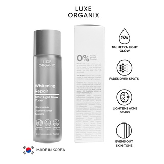 LUXE ORGANIX Whitening Repair Ultra light Glow Toner 150ml | Shopee ...