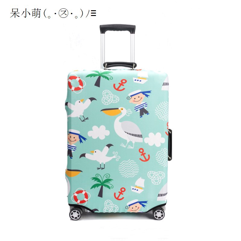 flamingo suitcase cover