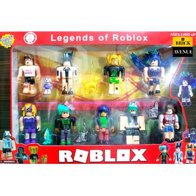 10 Roblox Toy Figures Roblox Celebrity Set Brand New Shopee Philippines - roblox superhero set