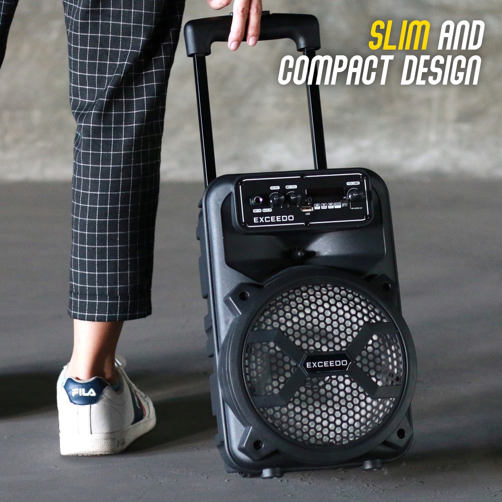 exceedo trolley party speakers