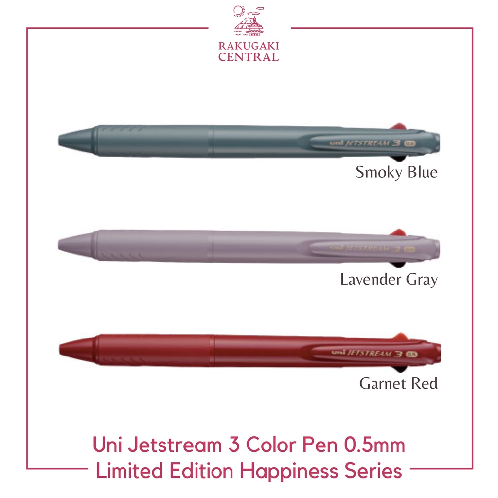 Uni Jetstream 3 Color Pen 0.5mm Limited Edition Happiness Series ...