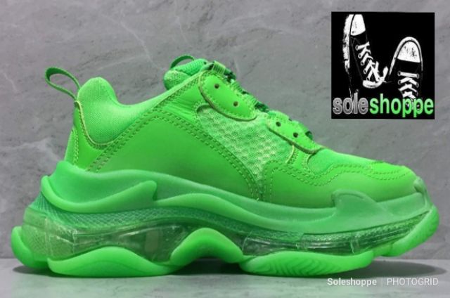 balenciaga lime green sneakers
