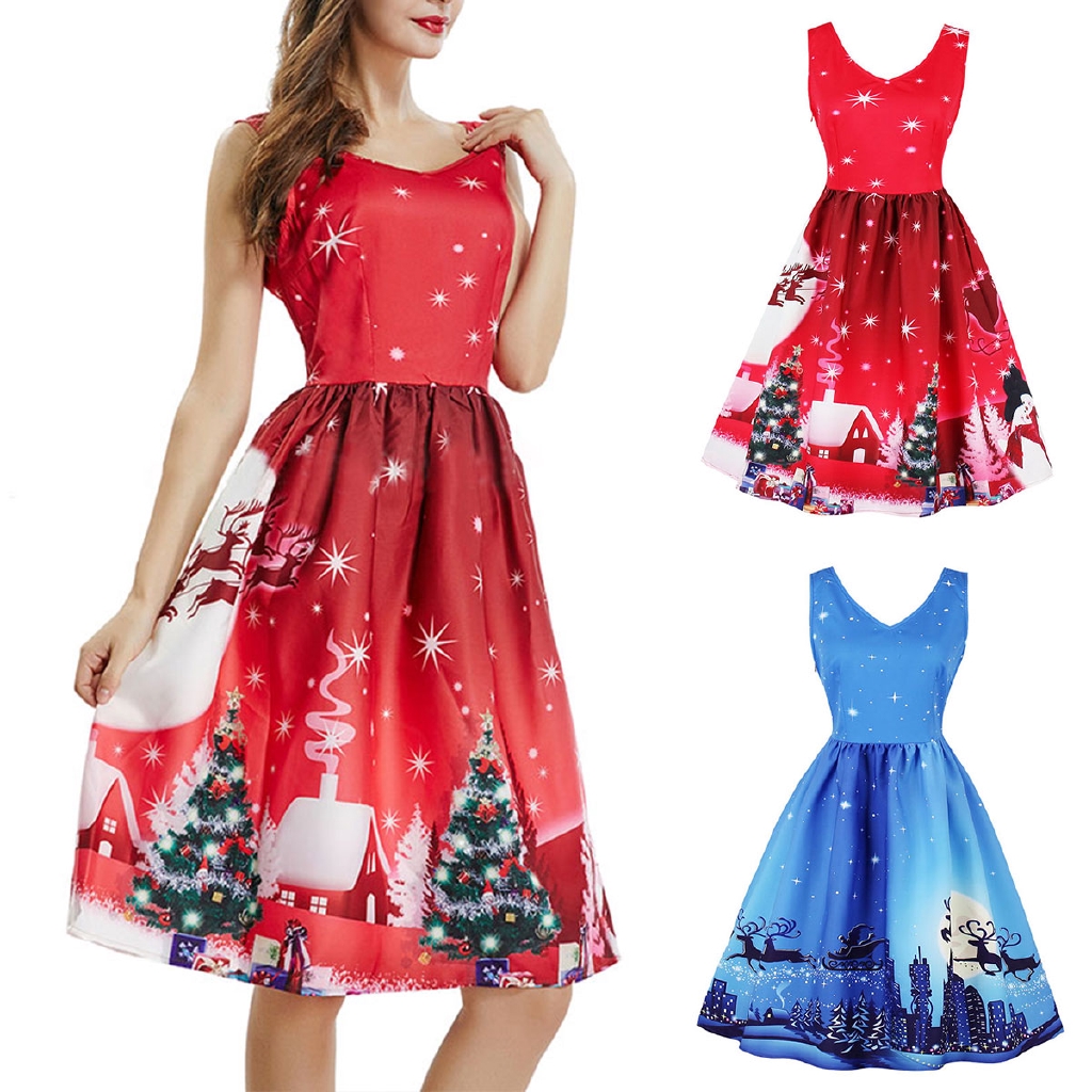 red evening dress midi