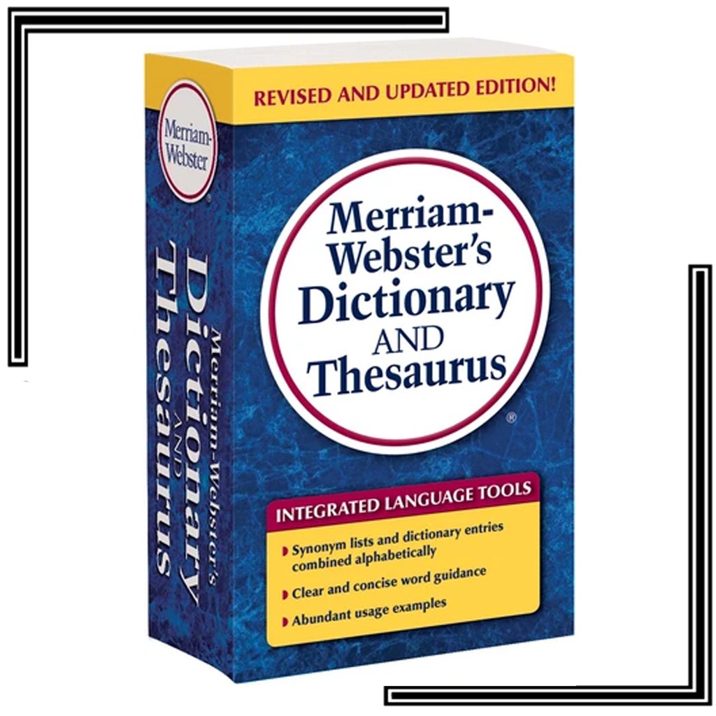 Merriam Websters Dictionary And Thesaurus Mass Market Paperback Shopee Philippines 8271