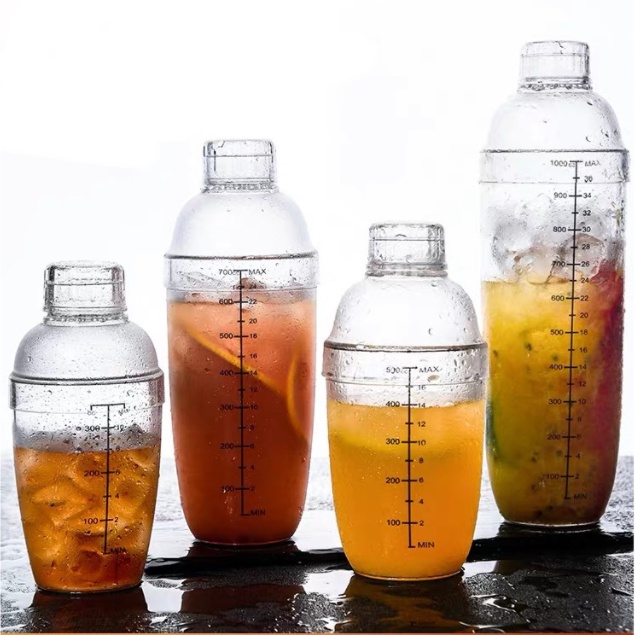 Acrylic Milk Tea Shaker Cocktail Juice Bottle Shaker Shopee Philippines