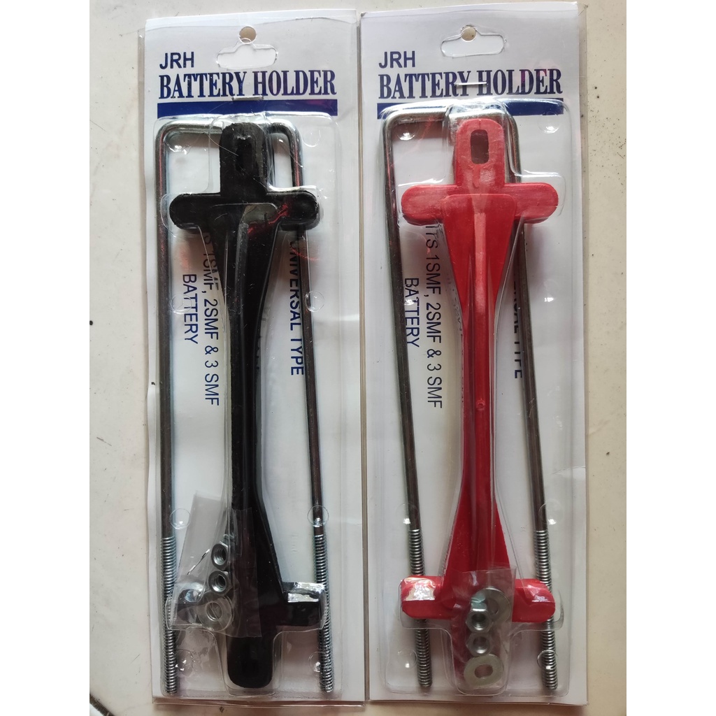 Car Battery Holder Set For 1SM 2SM 3SM (1SMF, 2SMF, 3 SMF) BLACK or RED