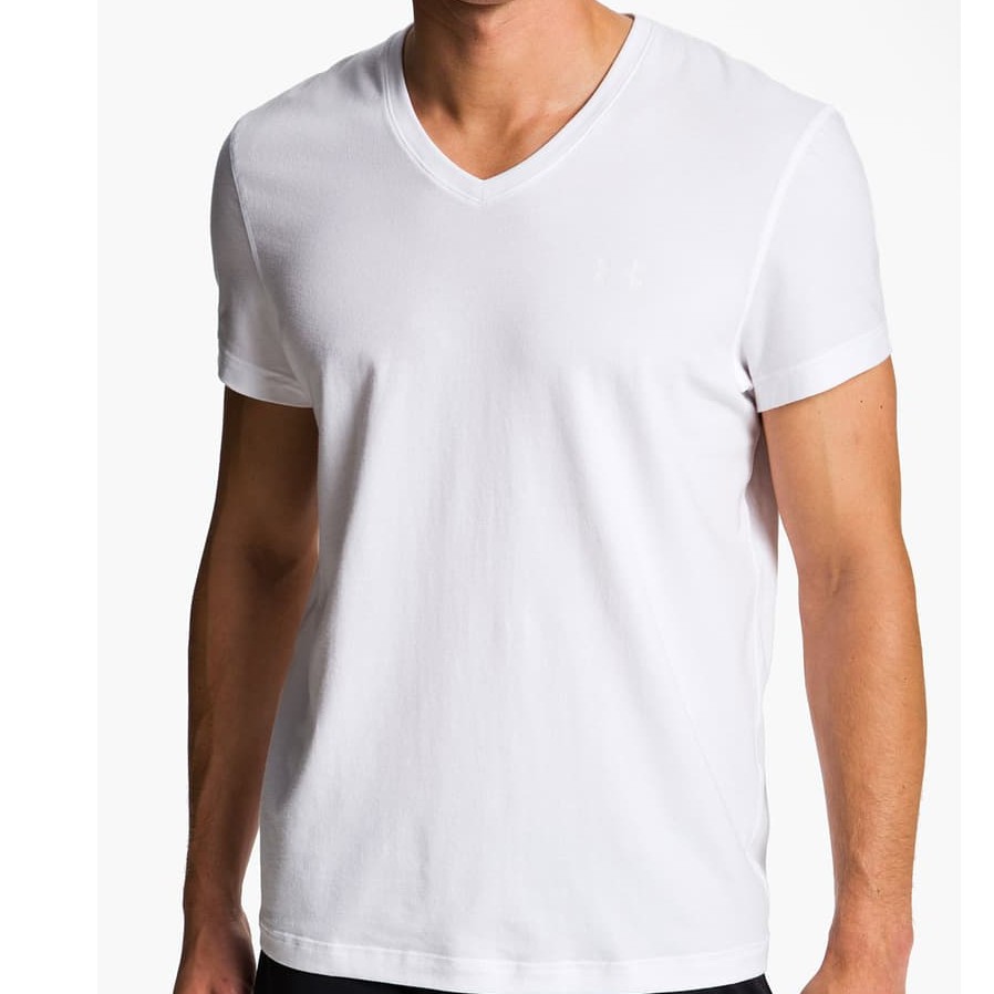 BlueCorner White Vneck T-Shirt for Men | Shopee Philippines