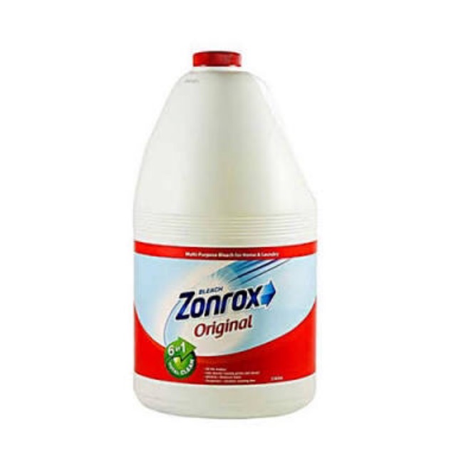 1 Gallon and 1892ml Zonrox Bleach Orginal Shopee Philippines