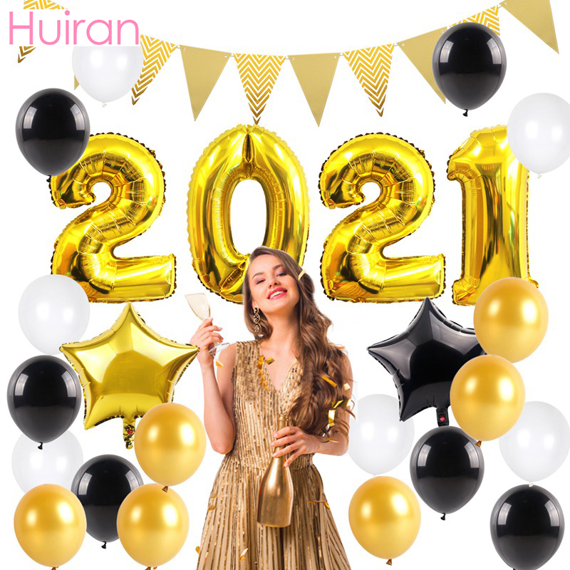 2021 Happy New Year Theme Party Decorations Balloon Garland Merry Christmas Decor Home Decor 2021 Shopee Philippines